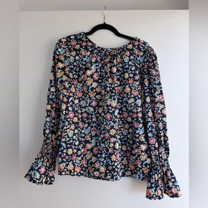 CECE Floral Blouse